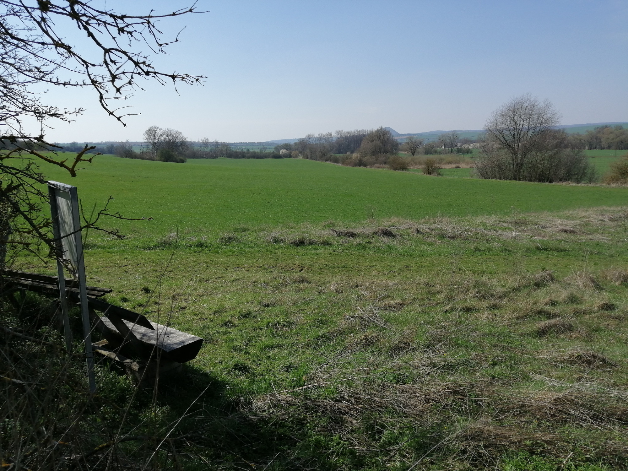 Bank an der Pferdebahn